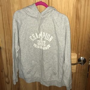 Grey CHAMPION hoodie excellent condition